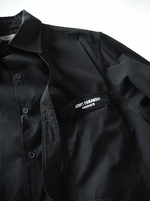 yohji yamamoto 半袖 シャツ ストライプ 前立て 変形 Yohji Yamamoto ストライプ シャツ | パープル | FARFETCH JP